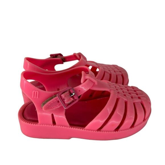 Mini Melissa Toddler Mini Possession Jellies Pink sz 8 - Picture 4 of 12